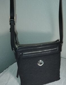 Brighton Quilited Crossbody Bag With Ash Strap With leather